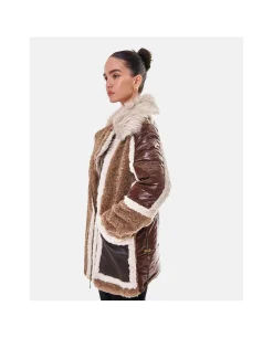 Hot Cuplé Abrigo Deluxe Felpa Marron