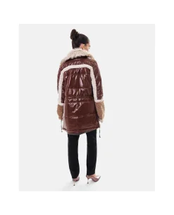 Hot Cuplé Abrigo Deluxe Felpa Marron