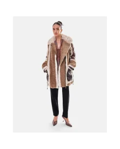 Hot Cuplé Abrigo Deluxe Felpa Marron