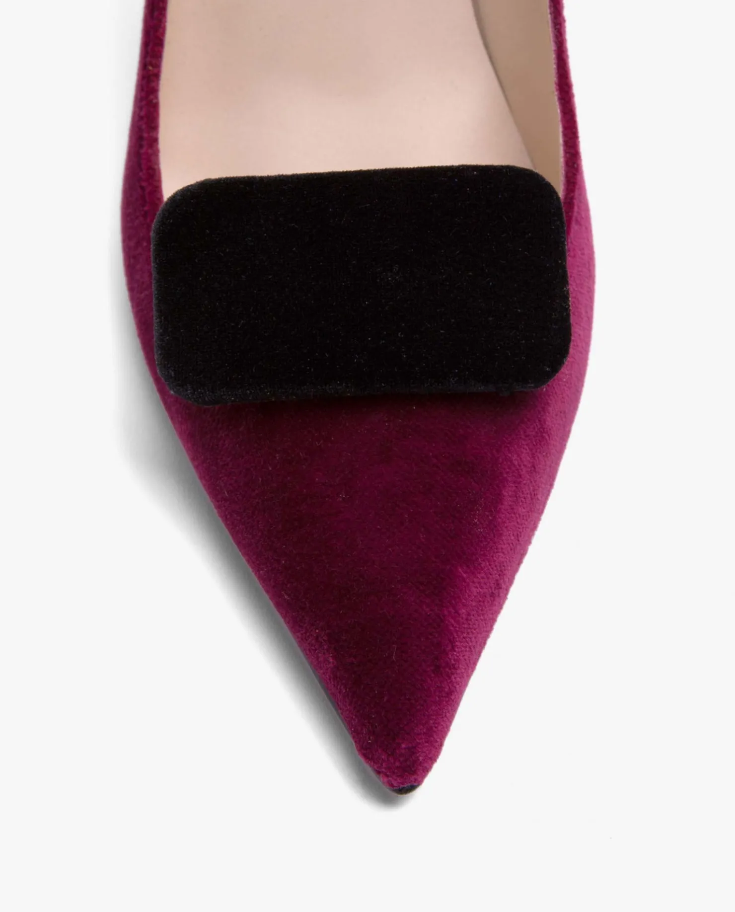 Discount Cuplé Adorno Para Zapato Terciopelo Negro