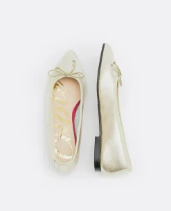 Clearance Cuplé Bailarina Punta Fina Napa Platino