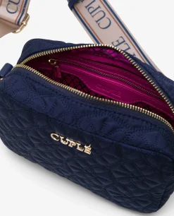 Outlet Cuplé Bandolera Nylon Azul