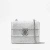 Clearance Cuplé Bandolera Strass Cristales Plata