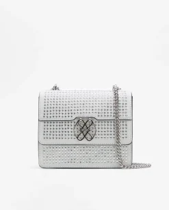 Clearance Cuplé Bandolera Strass Cristales Plata
