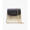 Discount Cuplé Bolso Cruzar Piel Oro