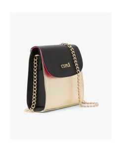 Discount Cuplé Bolso Cruzar Piel Oro