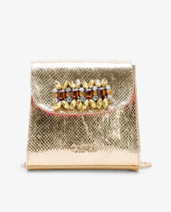 Cuplé Bolso Cruzar Serpiente Oro