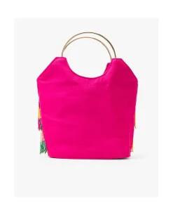 Hot Cuplé Bolso Flecos Cuentas Multicolor