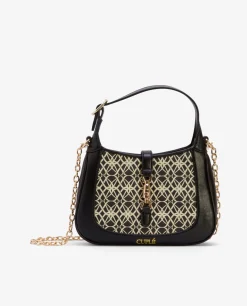 Clearance Cuplé Bolso Hombro Tecnopiel Monogram