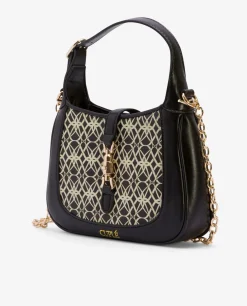 Clearance Cuplé Bolso Hombro Tecnopiel Monogram