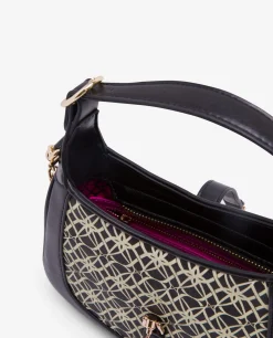 Clearance Cuplé Bolso Hombro Tecnopiel Monogram