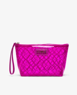 Discount Cuplé Bolso Mano Vinilo Fucsia