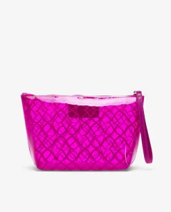 Discount Cuplé Bolso Mano Vinilo Fucsia