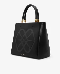New Cuplé Bolso Tote Logo Tecnopiel Negro