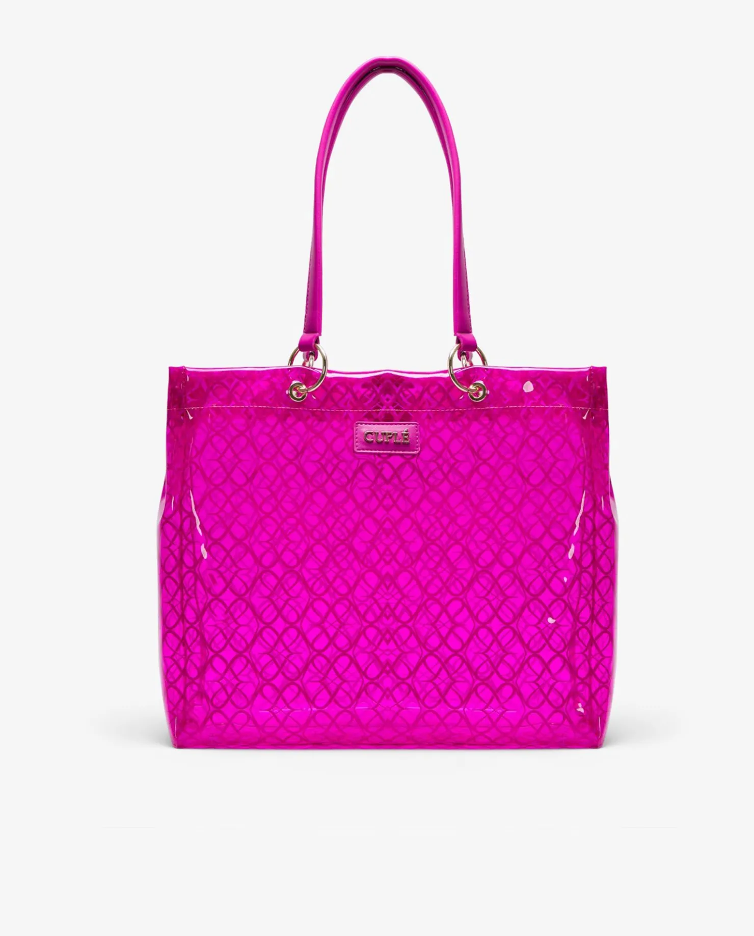 Best Cuplé Bolso Tote Vinilo Fucsia