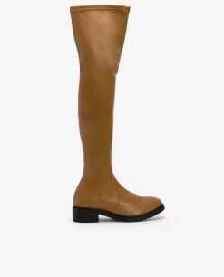 Clearance Cuplé Bota Alta Tecnopiel Cuero