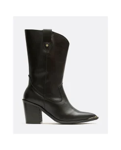 Online Cuplé Bota Cow Is Napa Negro