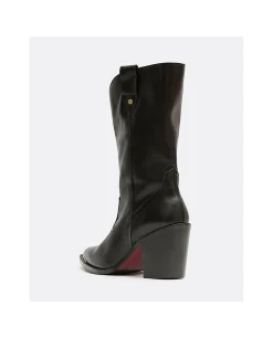 Online Cuplé Bota Cow Is Napa Negro