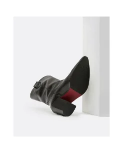 Online Cuplé Bota Cow Is Napa Negro