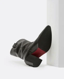 Online Cuplé Bota Cow Is Napa Negro