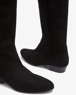 Cuplé Bota Lisa Huelva Serraje Negro