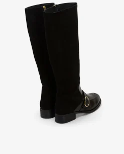 Cuplé Bota Montar Serraje Negro