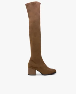 Clearance Cuplé Bota Mosquetera Strech Ultrasuede Strech Cuero