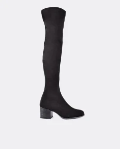 New Cuplé Bota Mosquetera Strech Ultrasuede Strech Negro