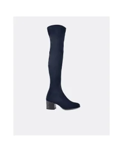 Outlet Cuplé Bota Mosquetera Strech Ultrasuede Strech Marino