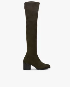 Online Cuplé Bota Mosquetera Suede Strech Comando