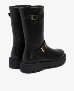 Best Cuplé Bota Motera Napa Negro