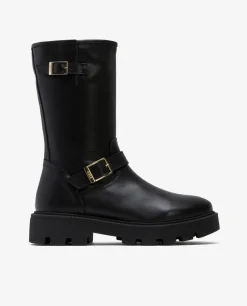 Best Cuplé Bota Motera Napa Negro