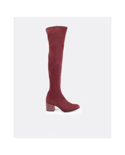 Clearance Cuplé Bota Strech Burdeos