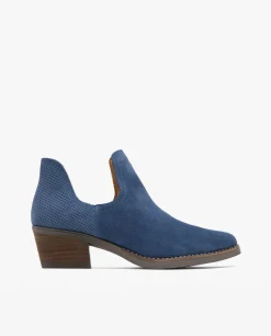 Hot Cuplé Botin Abertura Serraje Marino