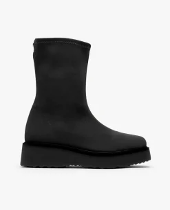 New Cuplé Botin Calcetin Licra Strech Negro