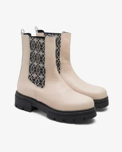 Clearance Cuplé Botin Elastico Napa Bugui Beig