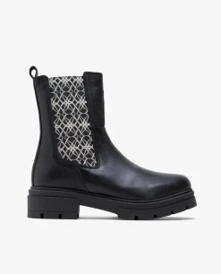 Outlet Cuplé Botin Elastico Napa Negro