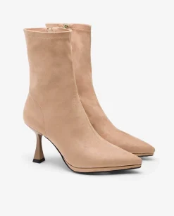 Best Cuplé Botin T/A Ultrasuede Strech Beig