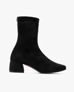 Discount Cuplé Botin Ultrasuede Strech Negro