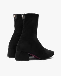 Discount Cuplé Botin Ultrasuede Strech Negro