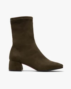 Online Cuplé Botin Ultrasuede Strech Verde
