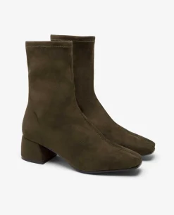 Online Cuplé Botin Ultrasuede Strech Verde