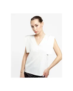 Best Cuplé Camiseta Geometrica Punto Blanco