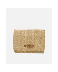 Cuplé Cartera Mano Rafia Beig