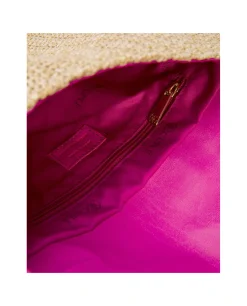 Cuplé Cartera Mano Rafia Beig