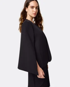 Cuplé Chaqueta Capa Crep Negro