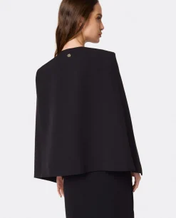 Cuplé Chaqueta Capa Crep Negro