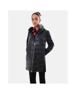 Outlet Cuplé Chaqueta Neopreno Larga Neopreno Negro