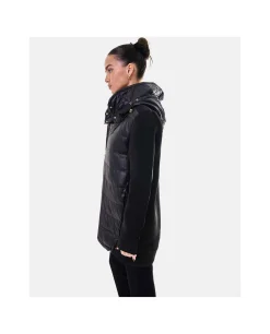 Outlet Cuplé Chaqueta Neopreno Larga Neopreno Negro