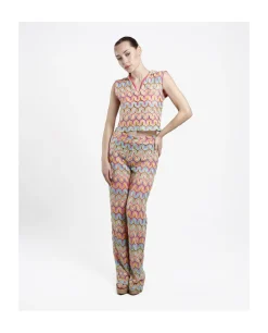 Hot Cuplé Crop Top Crochet Multicolor